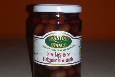 Olive taggiasche bio g 190 in salamoia