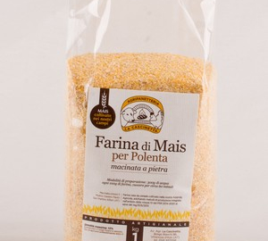 Farina di mais per polenta macinata pietra 1 kg